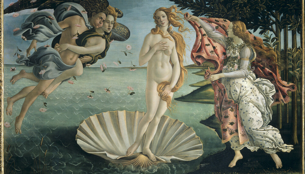 UTEN HÅR: Den hårløse Venus var (og er) selve symbolet på kvinnelig feminitet. Her er hun, malt av kunstneren Sandro Botticelli mellom 1484 og 1486.