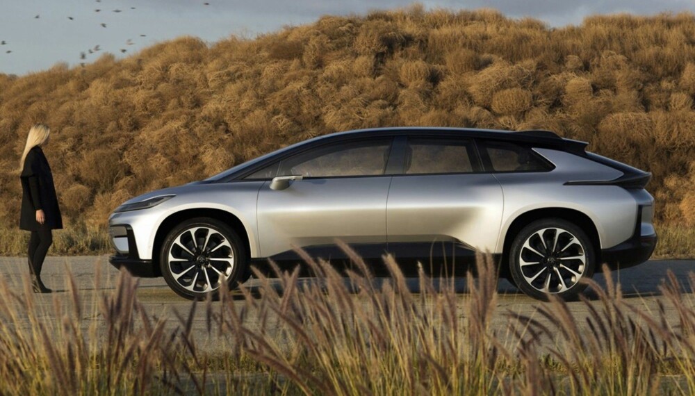 Det er ingen liten bil Faraday Future hadde tenkt å servere sine kunder.