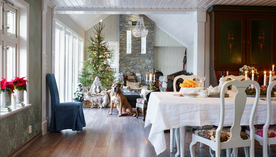 SJØHYTTE VED BUNNEFJORDEN: Den gamle hytta hadde en etasje på 35 m². I dag er den på 80 m² fordelt på 1,5 etasje. Huset er påbygget over tid og i etapper. Spisestuen var første etappe. Så kom stuen som siste etappe. Overgangen til stuen sees på drageren i taket. I stuen valgte familien en åpen takløsning og store vinduer ut mot fjorden. SJØHYTTE VED BUNNEFJORDEN: Den gamle hytta hadde en etasje på 35 m². I dag er den på 80 m² fordelt på 1,5 etasje. Huset er påbygget over tid og i etapper. Spisestuen var første etappe. Så kom stuen som siste etappe. Overgangen til stuen sees på drageren i taket. I stuen valgte familien en åpen takløsning og store vinduer ut mot fjorden.