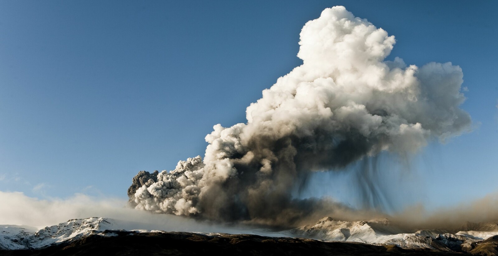 <b>DØDBRINGER: </b>Det var antagelig et vulkanutbrudd på Island som forårsaken den 18 måneder lange «vulkansk vinteren» som startet i år 536. Bildet viser vulkanen Eyjafjallajökull.