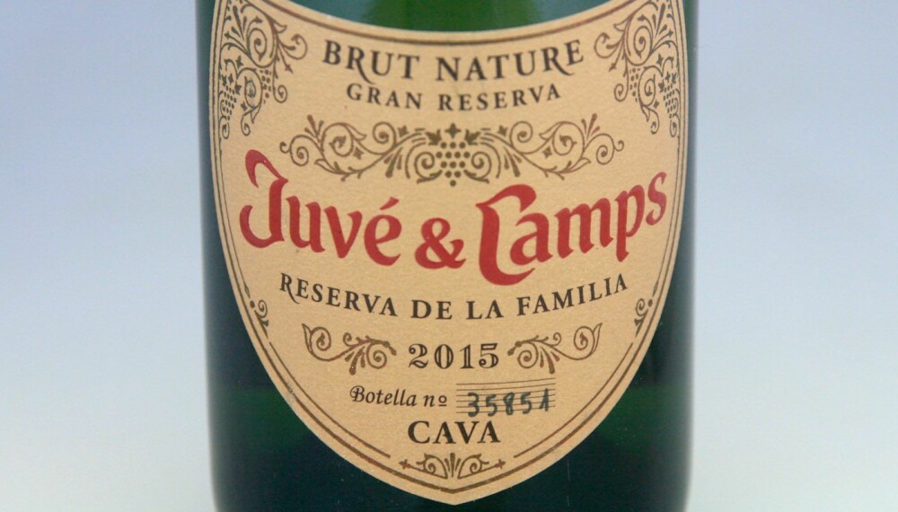 GODT KJØP: Juvé y Camps Reserva de la Familia Gran Reserva Brut Nature 2015. GODT KJØP: Juvé y Camps Reserva de la Familia Gran Reserva Brut Nature 2015.