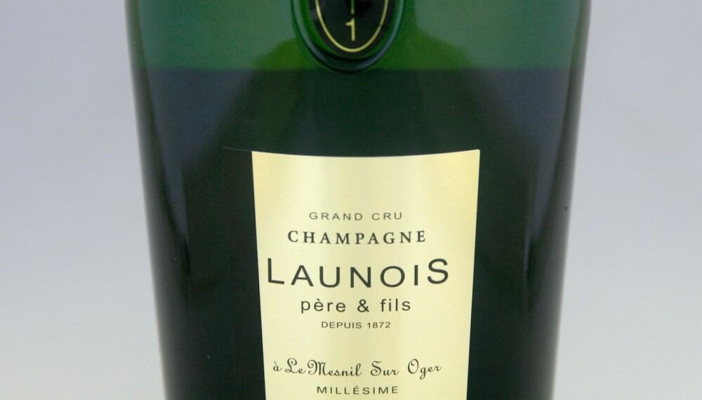 GODT KJØP: Launois Grand Cru Blanc de Blancs Brut 2011. GODT KJØP: Launois Grand Cru Blanc de Blancs Brut 2011.