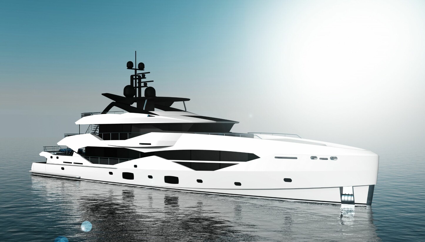 GIGANT: Sunseeker 161 Yacht blir med sine nesten 49 meter verftets største luksusyacht noensinne.