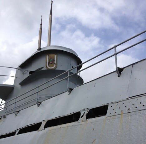Kommandotårnet på U-534