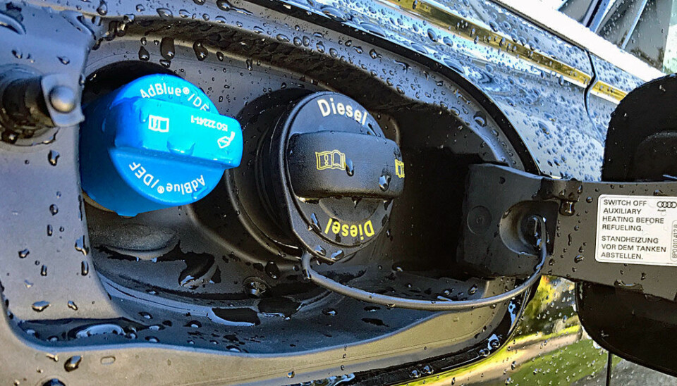 ADBLUE: Flere og flere dieselbiler får nå en ekstra påfylling av adblue – som gjør at NOx-utslippene blir langt lavere enn tidligere.