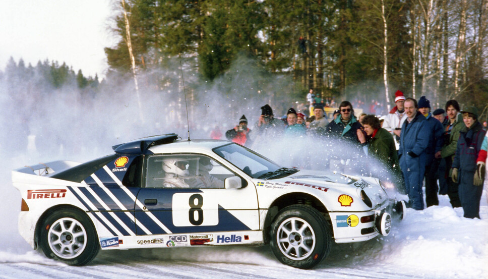 <b>DEBUT</b>: Svenske Kalle Grundel kjørte RS200 i rallybilens debut i Rally Sverige, og senere også i Rally Acropolis.