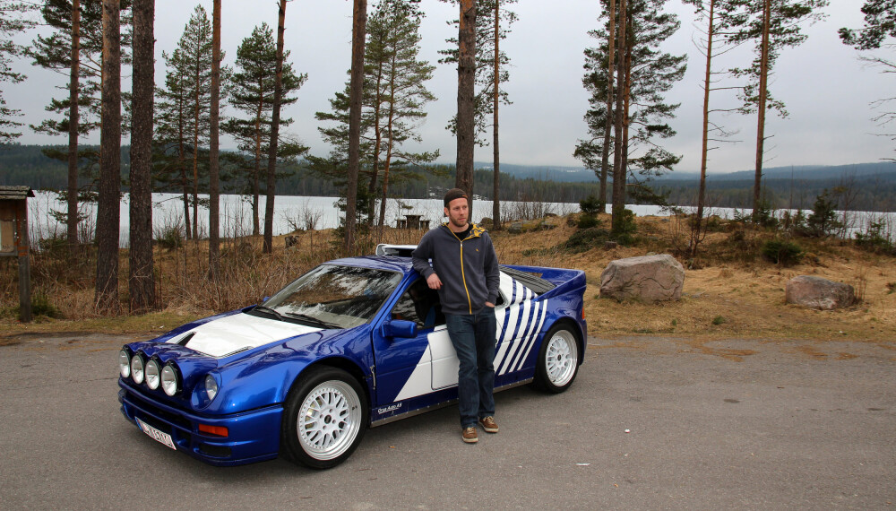 <b>KEN BLOCK:</b> Salgssjef Thomas Kristiansen hos Grua Auto kjøpte og rehabiliterte en RS200, før han solgte den til gymkhana-legenden Ken Block.