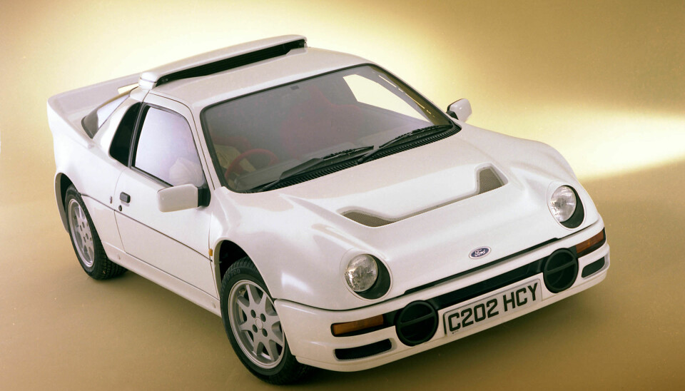 1984: Ford RS200 ble vist frem for første gang i 1984.