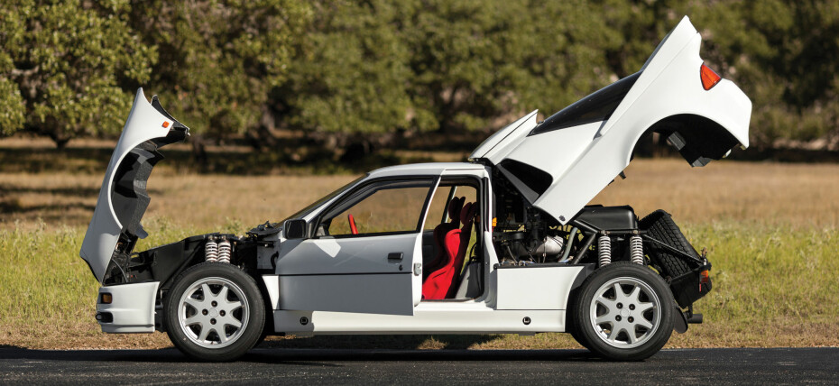 HØY VERDI: En Ford RS200 kan være verdt millioner.