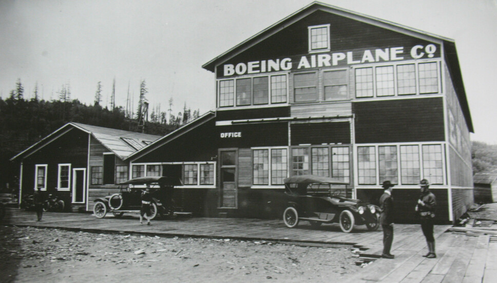 STARTEN: Det første bygget til Boeing Airplane Company.