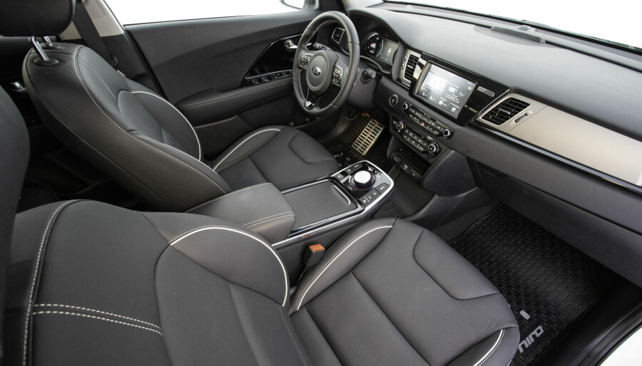 COCKPIT: Det er mulig å trives bra bak rattet i Kia e-Niro.