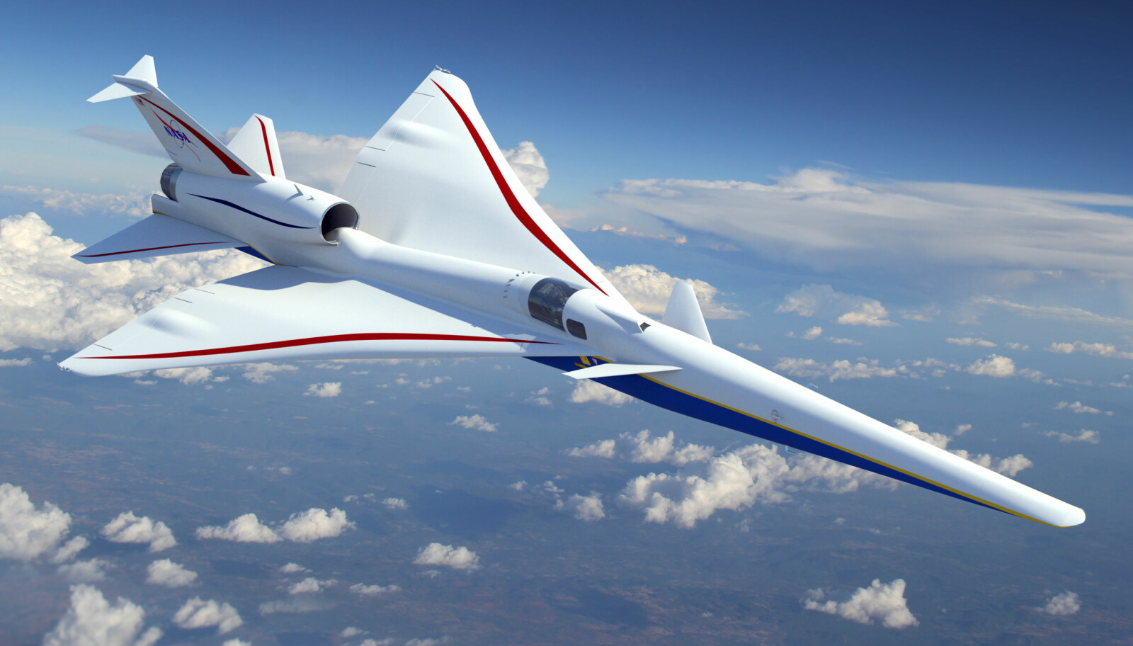 <b>UTEN SMELL: </b>QueSST-designet til Lockheed Martin skal knapt være hørbart når det cruiser på 1,4 ganger lydhastigheten på 55 000 fots høyde.