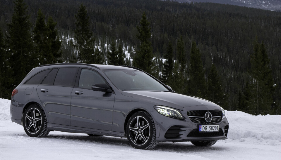 LAVT FORBRUK: Selv med 245 hk kan du kjøre Mercedes-Benz C 300 d 4Matic ned mot 0,5 l/mil.