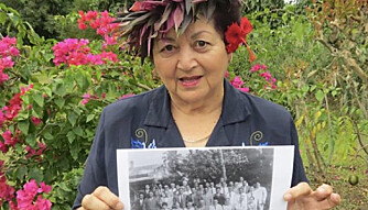 HER ER ANNE: Anne Jonassen ble i 2015 intervjuet av avisen Cook Islands News, i forbindelse med at øyene ble delvis selvstendige i 1965. Hun var da tett på begivenhetene.