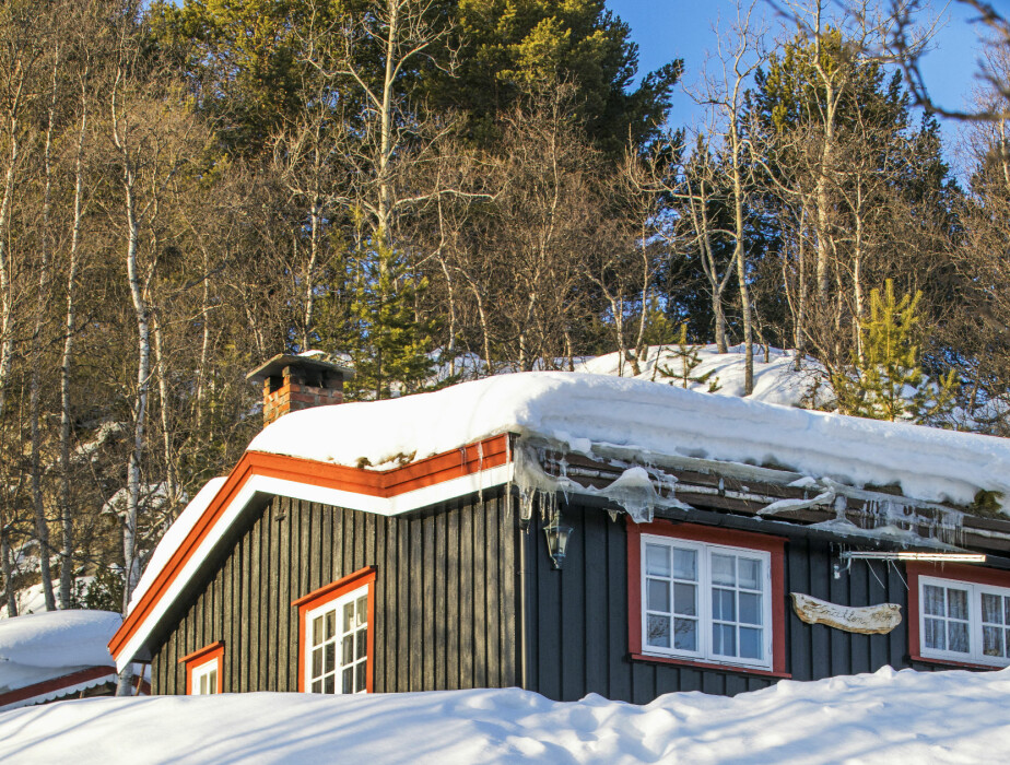 60-TALLSHYTTA: Knatten ligger lunt til inntil en knaus på toppen av en bakke. Snøen skjuler en badestamp som brukes flittig. Hytta ble bygget i 1964 og bygget på i 2001. Den er på 60 m² med utvendig kledning i panel og torvtak. Hytta inneholder kjøkken og stue i ett, tre soverom, bad, entré. I tillegg er det en vedbod og grillhytte. Det er innlagt strøm, vann og wc på hytta som deler brønn med tre nabohytter.