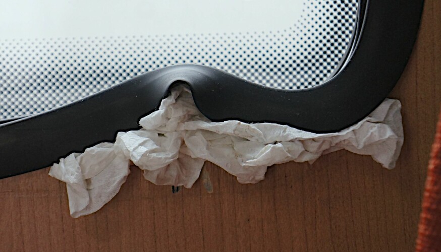 FUKT: Vann på avveie vil man ikke ha på innsiden av en bobil.