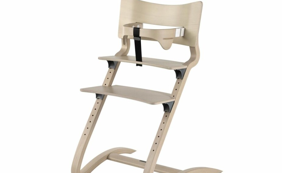 Pen stol som kan brukes fra baby til voksen. Men det trekker litt ned at både rengjøring og justering koster krefter.
