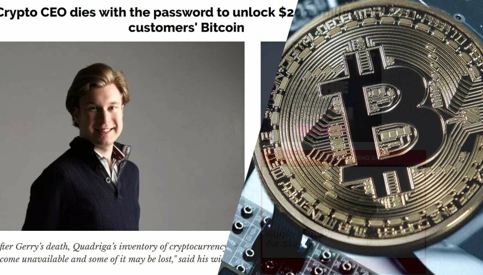 Mangler passordet som kan låse opp 1,3 milliarder kroner.