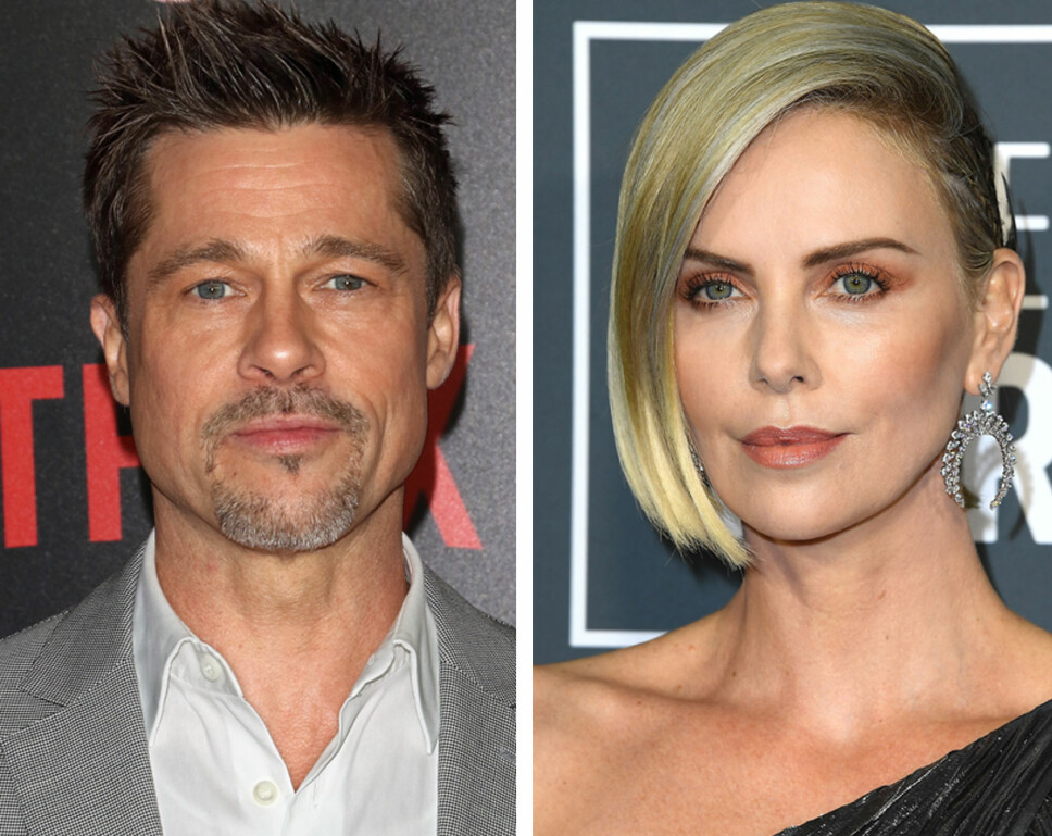 FORELSKET ELLER IKKE: Ifølge kilder skal Brad Pitt være lykkelig forelsket i skuespillerkollega Charlize Theron, mens andre kilder hevder at ryktene bare er tull.