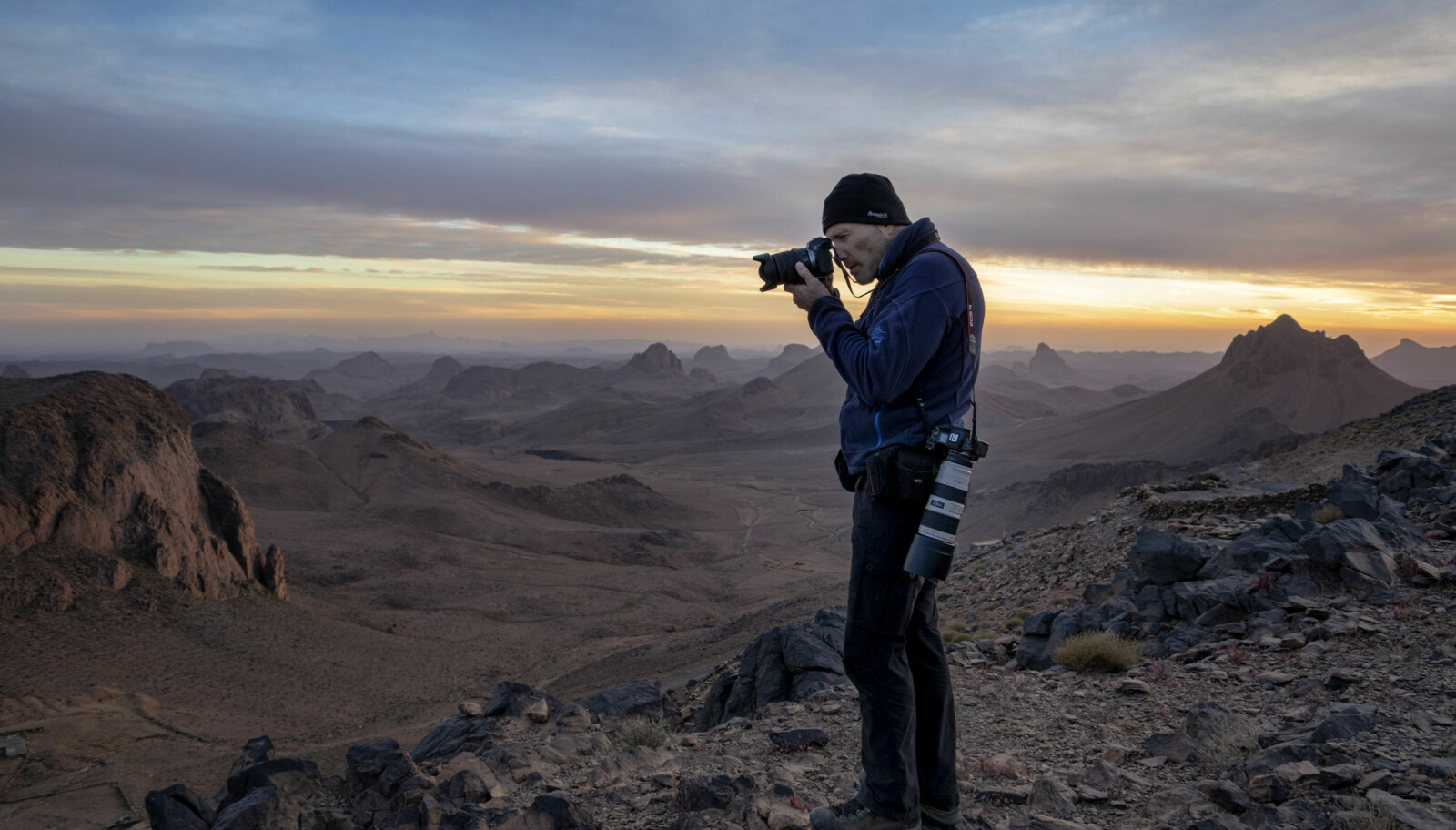 <b>Fotomuligheter:</b> Johnny Haglund fant gode motiver i den algeriske fjellheimen.