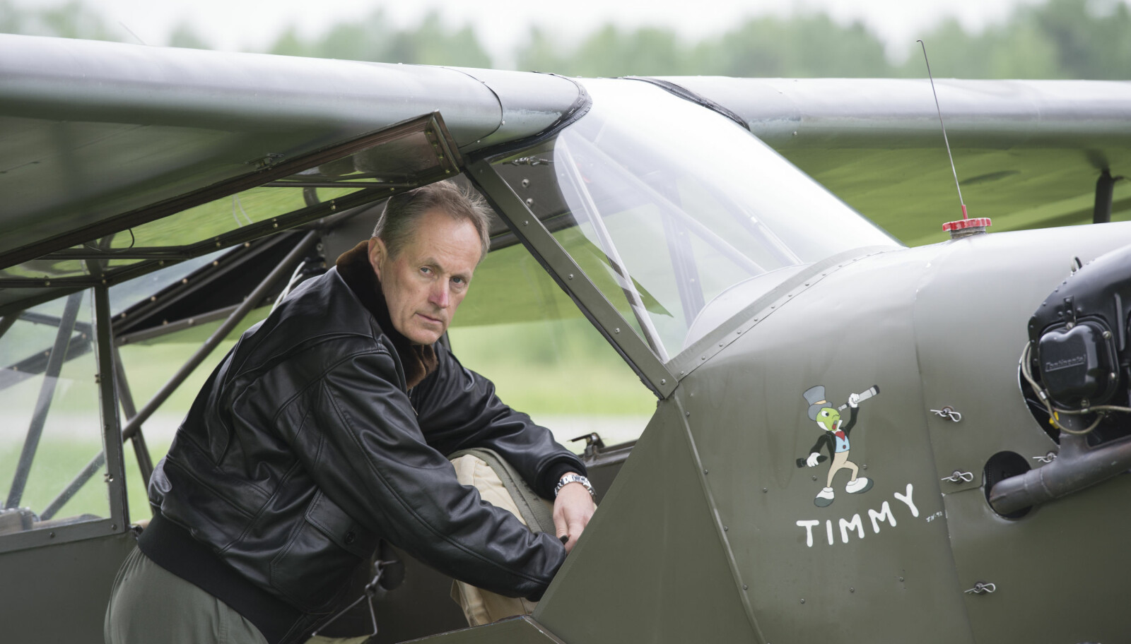 <b>TIMMY:</b> Tor Nørstegårds fly bærer navnet Timmy. Bruken er godkjent av Disney.