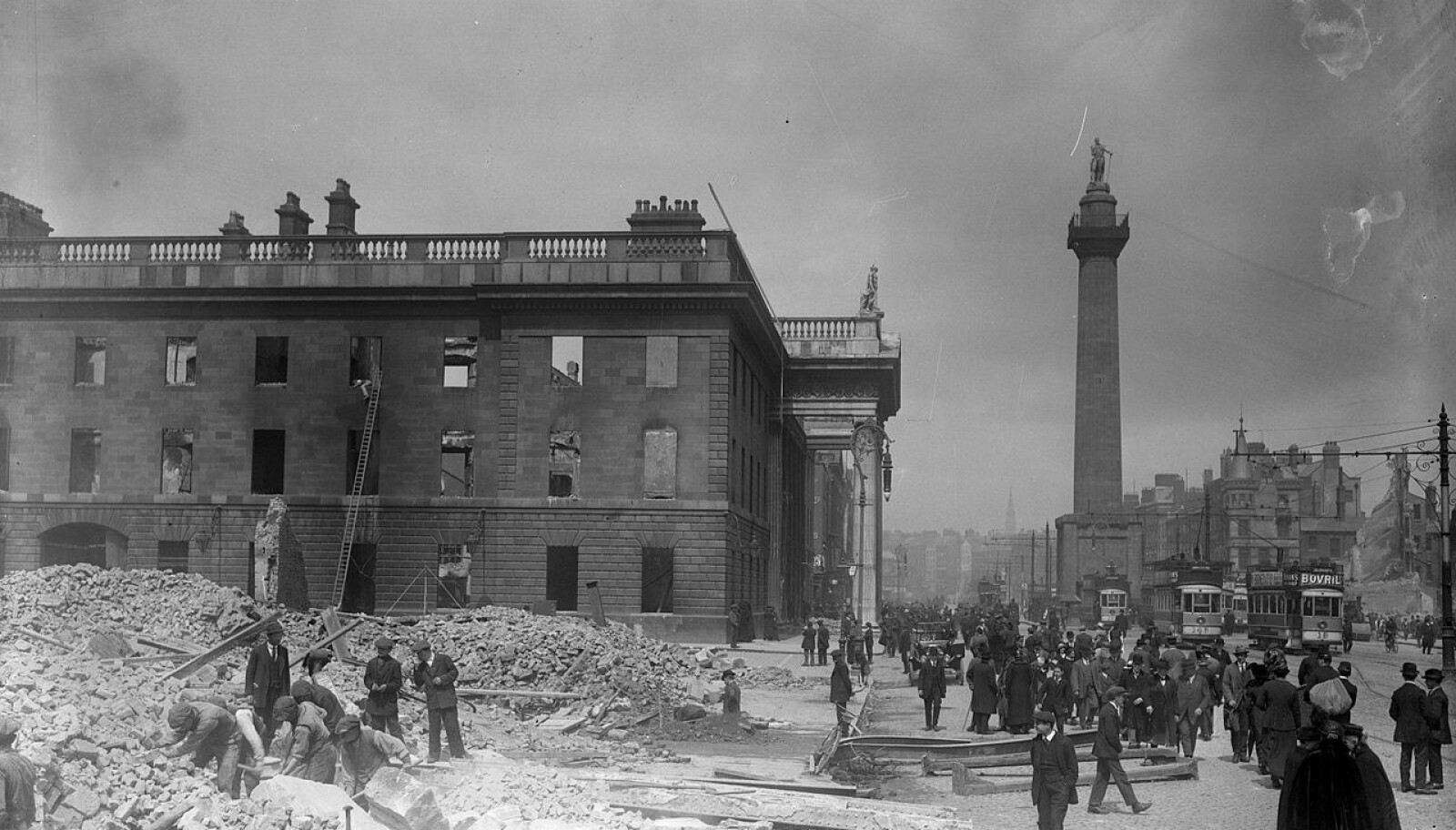<b>HOVEDKVARTERET:</b> Opprøret ble ledet fra denne bygningen i Dublin. Opprørsleder Roger Casement rakk aldri hit før opprøret startet. 