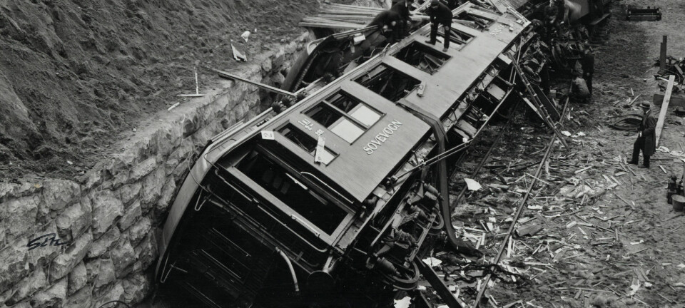 Norges første alvorlige togulykke