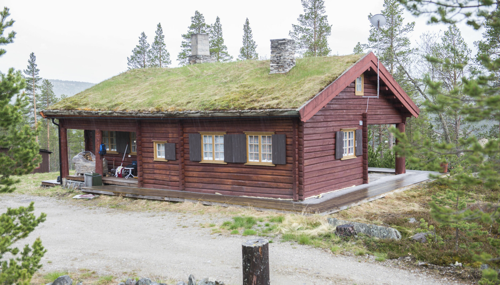 <b>ANKERFESTE:</b> I denne hytta bodde Marit Øvergaard Erichsen under krigen. Med dekknavnet "Tante" ble hun et ankerfeste for Lingekarene som holdt seg skjult i fjellet.