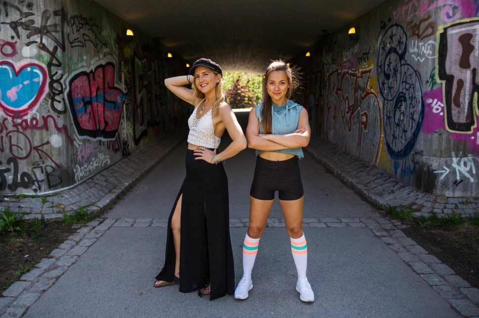 Nora Angeltveit og Hanna Sundquist fra videoserien «Fra GT til PT».