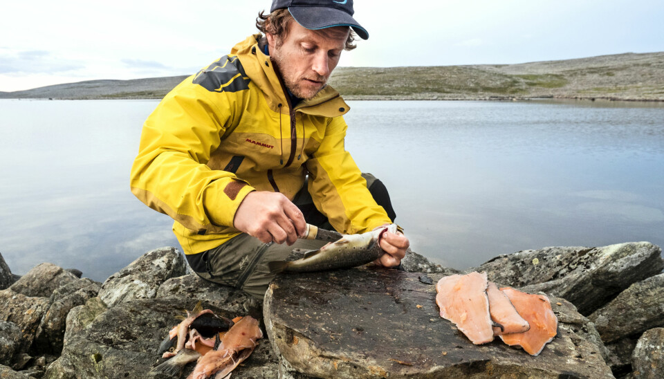 FISKELYKKE: Får du fisk på tur, er middagen sikret, men det vet man aldri, så ta forholdsregler! (Foto: Randulf Valle)