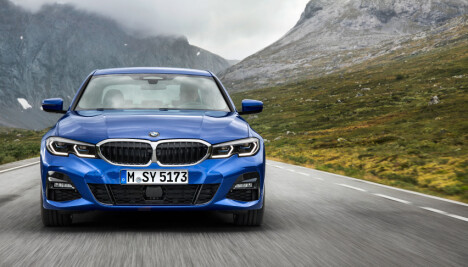 <b>BMW 3-SERIE:</b> Svært gjenkjennelig front på nye BMW 3-serie.