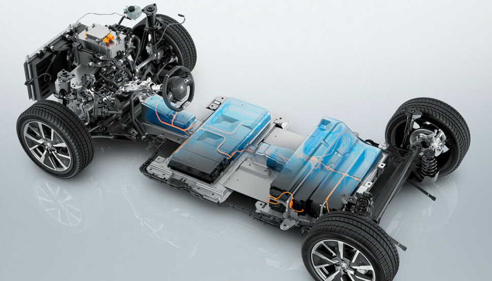 <b>GODT PAKKET:</b> Batteri på 50 kWh og drivverk med 136 hk skal pakkes godt i en småbil.