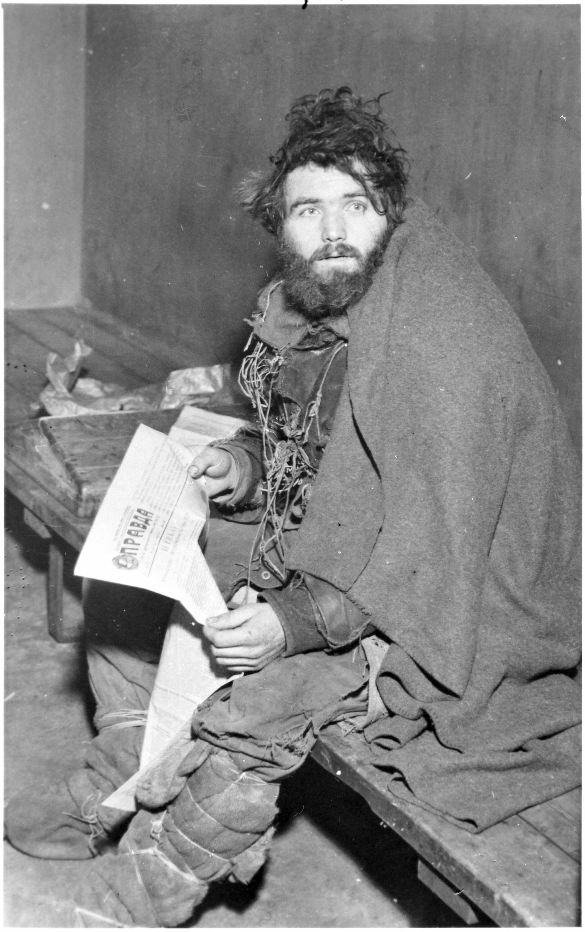 ENDELIG: En russisk avis måtte til for å overbevise Vasili om at krigen var over.