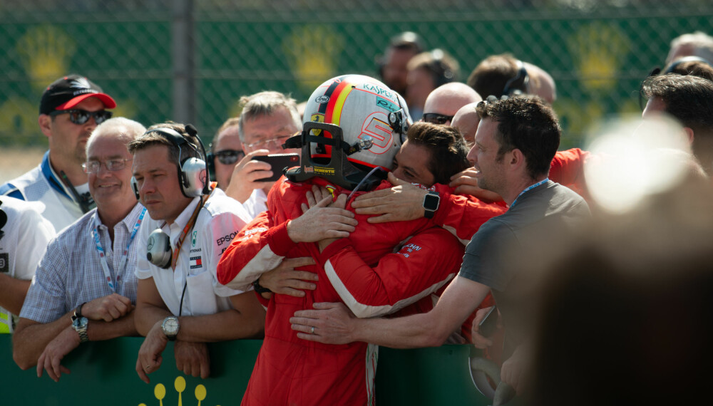 <b>JUBEL:</b> Sebastian Vettel, Scuderia Ferrari.