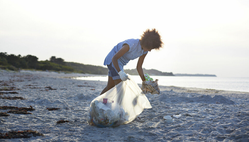 MILJØVENNLIG UTFORDRING: I #trashtag challenge legger folk ut før- og etterbilder av at de plukker søppel. Illustrasjonsfoto.