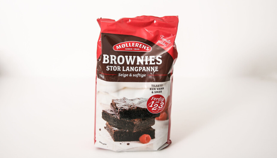 Her mangler det litt på sjokoladesmaken, men kaken har ok smak. Her mangler det litt på sjokoladesmaken, men kaken har ok smak.