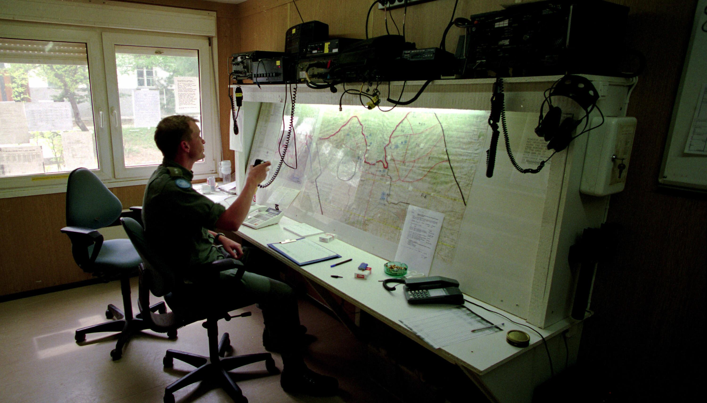 OPERASJONSROM: Tuzla Air Base var hovedkvarter for de multinasjonale FN-styrkene i det nordøstre hjørnet av Bosnie-Herzegovina.