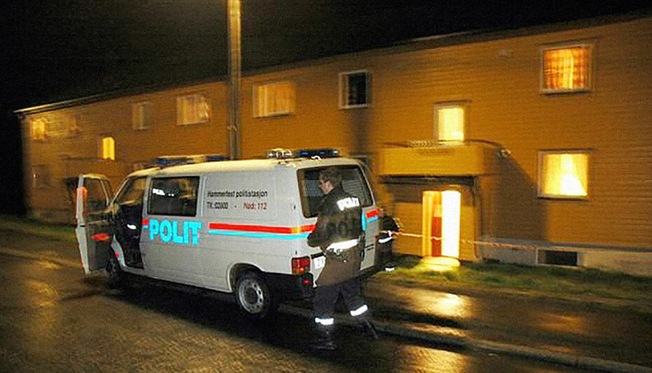 ROBBET: 16-mannsboligen i Hammerfest ble første stopp på Per Simonsens polferd. I en sosialbolig sovnet han og ble robbet for pengene han skulle kjøpe julebrennevin for.