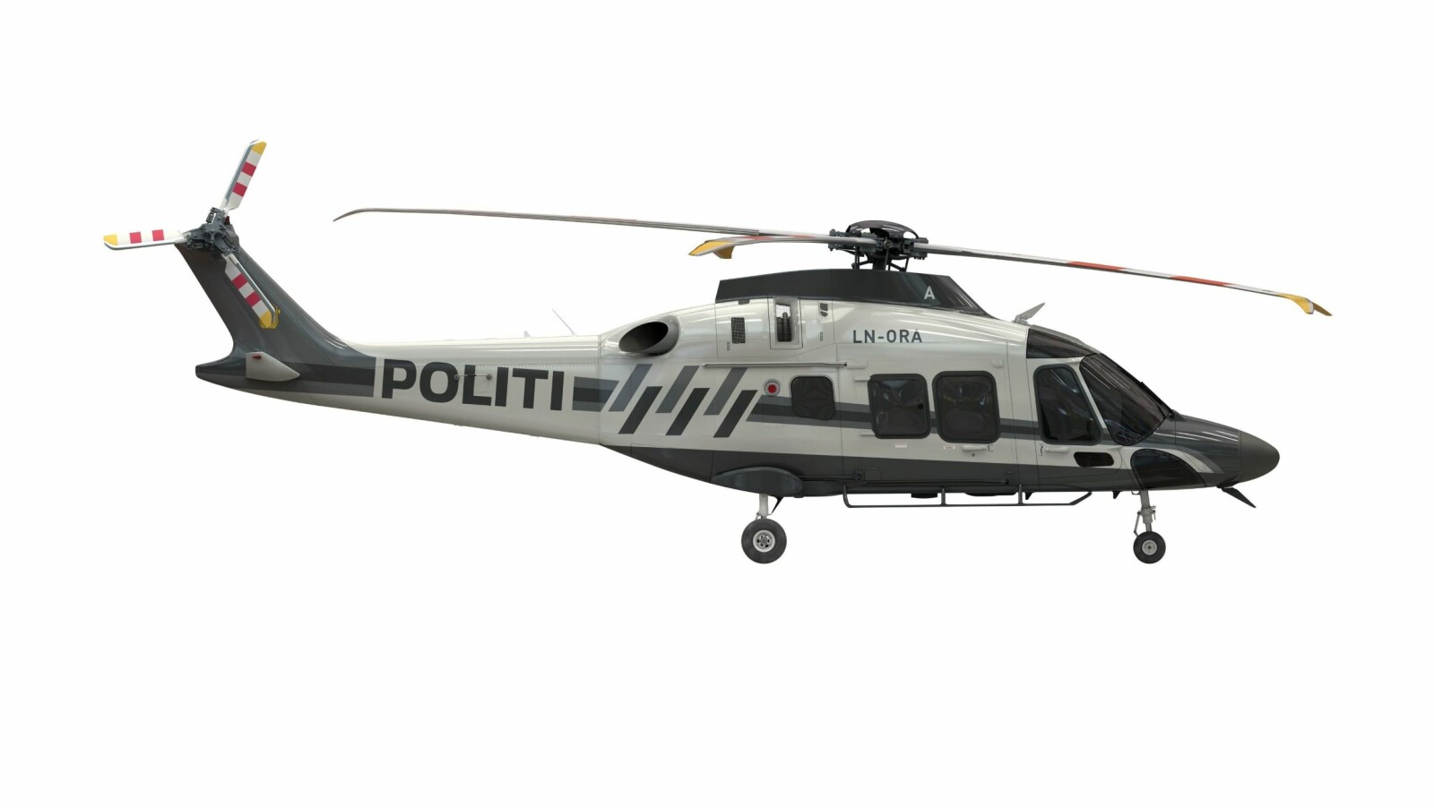 <b>AW169:</b> Slik vil helikopteret se ut i politifarger.