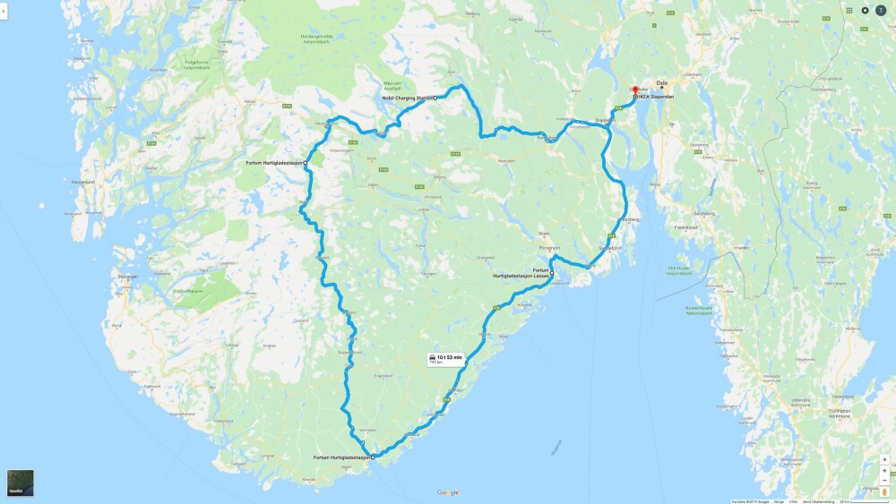 <b>TODAGERS:</b> De første dagene av testturen går med til fjellklatring i Telemark og Vest-Agder, samt langtransport på motorvei. 