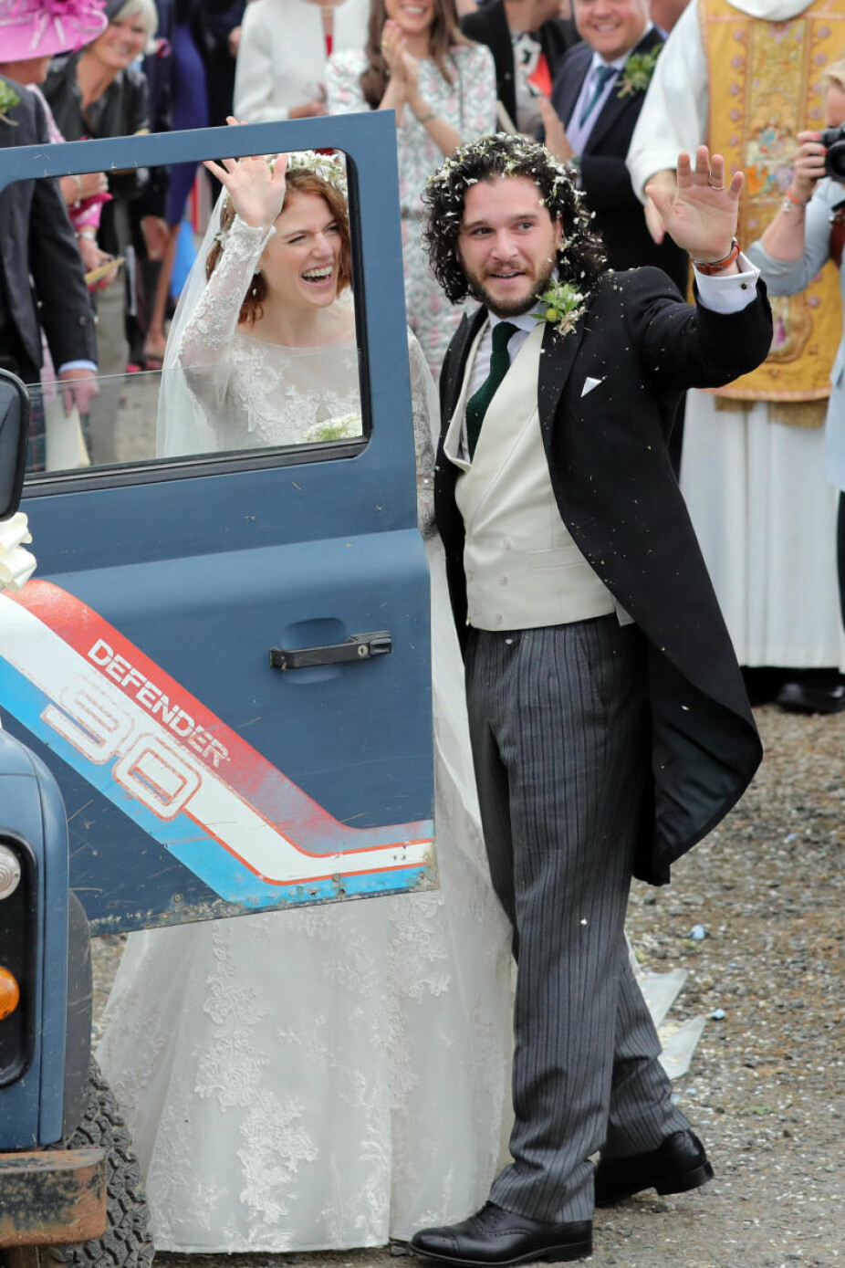 Rose Leslie og Kit Harington. Rose Leslie og Kit Harington.