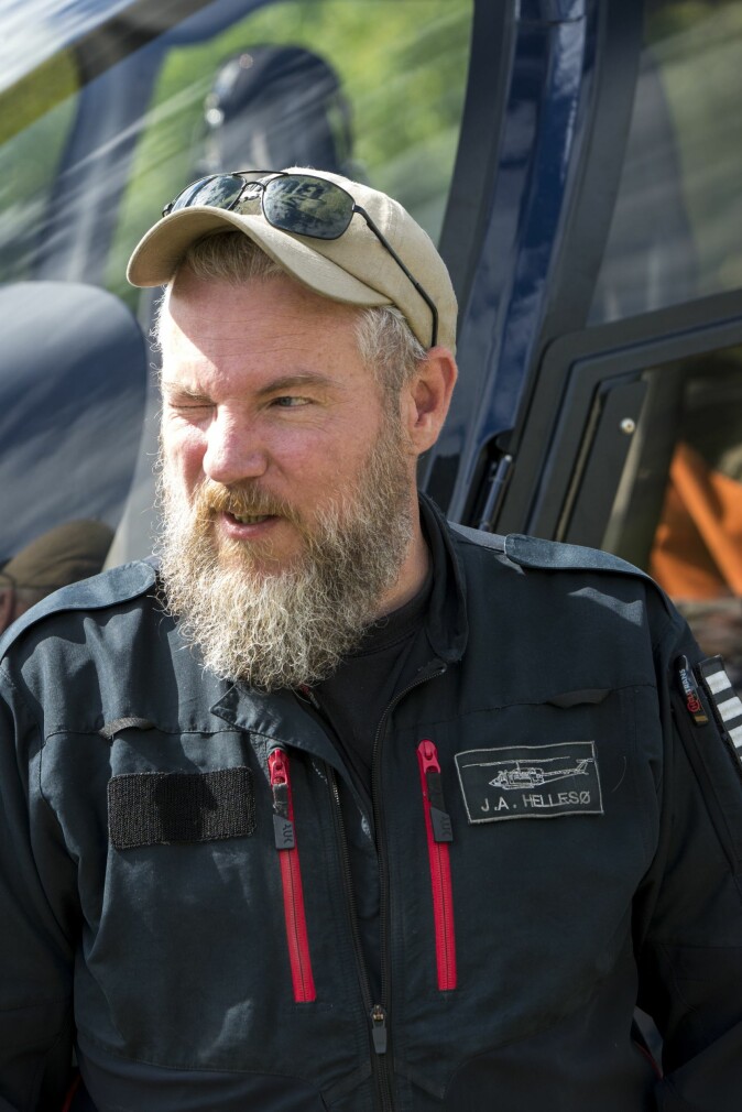 VETERAN: John-Arne Hellesø har vært med på å slokke det meste av større skogbranner i Norge siden 2005.