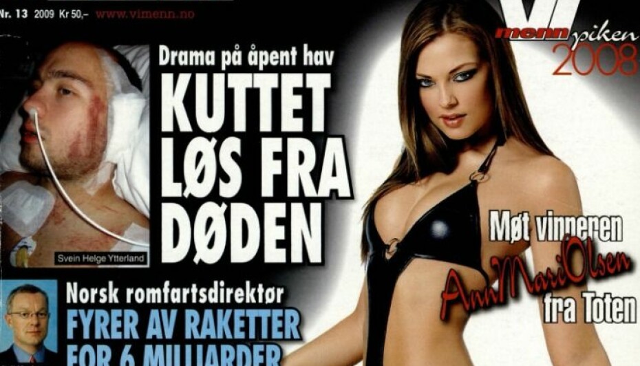 BLOGGER: Ann Mari Olsen har en fortid som glamourmodell, i dag er hun kjent for en blogg der hun skriver mest om fotballklubben Manchester United. Gjerne med minimal bekledning.