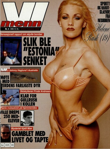 <b>HARDTSLÅENDE:</b> Helene Rask var populær på ukebladets forsider.