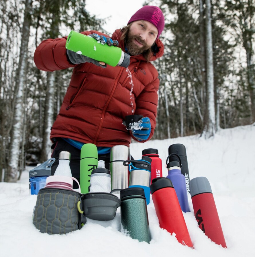 VALGETS KVAL: En tradisjonell termos holder kaffen lengst varm, men veier tyngst i sekken.