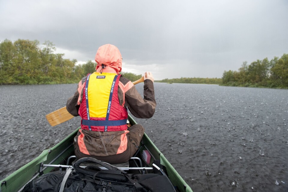 TØRKETID OG TØRKEHASTIGHET: Hvor fort et plagg blir tørt, avhenger nesten utelukkende av hvor mye fuktighet det har tatt opp. Når vi opplever at ullplagg tørker saktere enn kunstfiber, er det fordi ullplaggene tar opp mer fuktighet. Bomull og bambusviskose tar opp mest fuktighet og bruker lengst tid på bli tørt. Tørkehastigheten er faktisk i praksis den samme for alle plagg – det forsvinner like mange gram vann fra plaggene hver time. Når vi diskuterer dette, må vi altså skille mellom tørketid og tørkehastighet. I praksis er selvsagt det viktigste at ei våt nettingtrøye i kunstfiber er tørr etter en drøy time på tørkesnora, mens ei trøye i bomull eller bambusviskose bruker både fem og seks timer på å tørke under samme forhold.