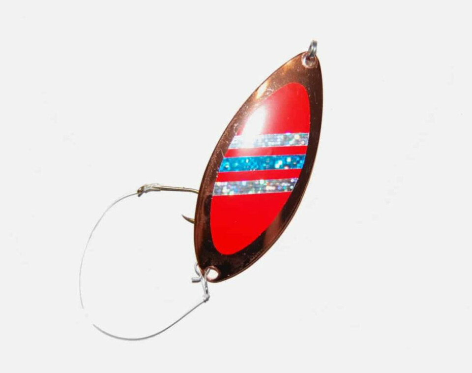 FAVORITT: Vatnan bruker Polaris røyeblink og maggot som agn når han jakter røya.