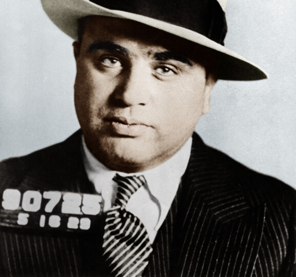 <b>SJANSESPILL:</b> Selveste Al Capone ble fralurt 5000 dollar av Lustig. De sonet samtidig på Alcatraz frem til Capones løslatelse i 1939. De døde med to måneders mellomrom i 1947.