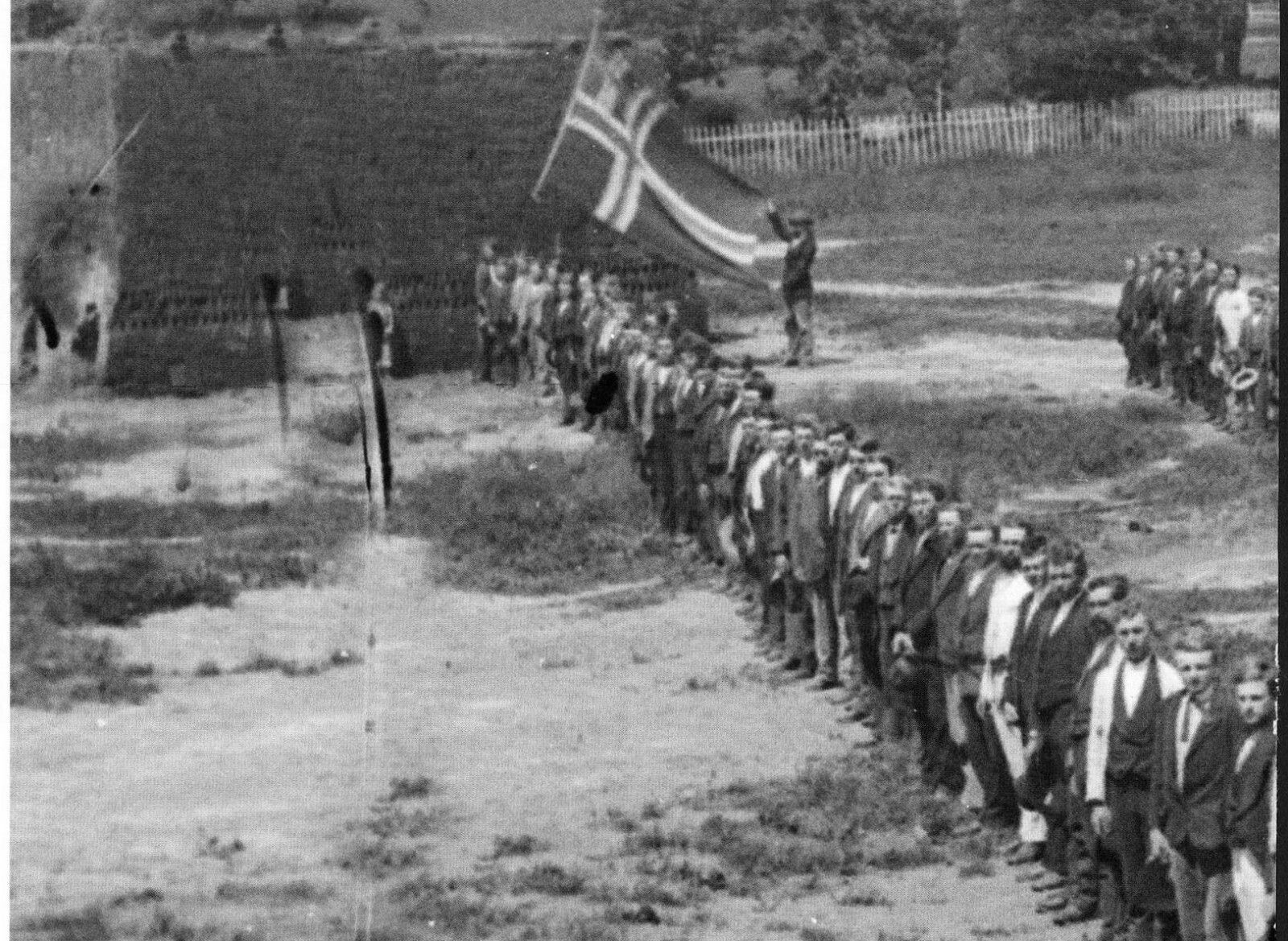 <b>NORSK FLAGG:</b> Wisconsins 15th. ble kalt The Norwegian Regiment.