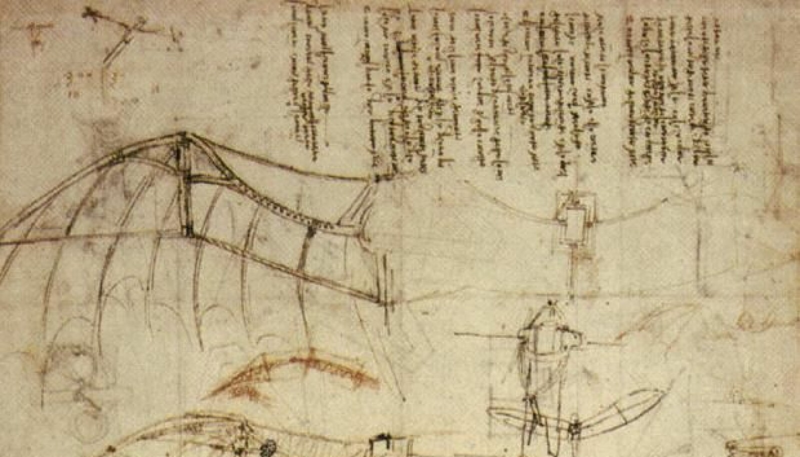<b>FORUT SIN TID:</b> Leonardo da Vinci var forut sin tid og lot seg inspirere av naturen. NASA har sett til da Vinci for utviklingen av en vinge som bruker mindre energi og støyer mindre.